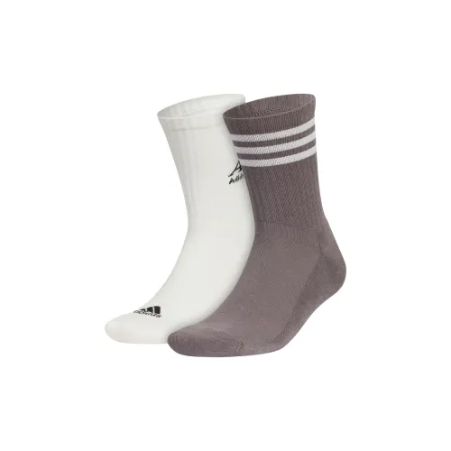 Adidas Lounge FUTURE GRAPHIC Носки Высокие носки Унисекс 2 упаковки Нефритовый белый Угольно-серый