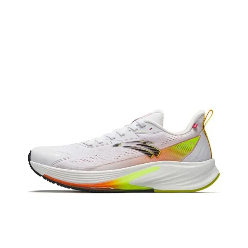 ANTA Rocket 6,0 Амортизирующие подошва противоскользящие низкий топ беговые кроссовки Sprint для мужчин белый оранжевый зеленый