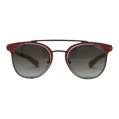 Police В зависимости от официального сайта Aviator Солнцезащитные очки Унисекс Красный