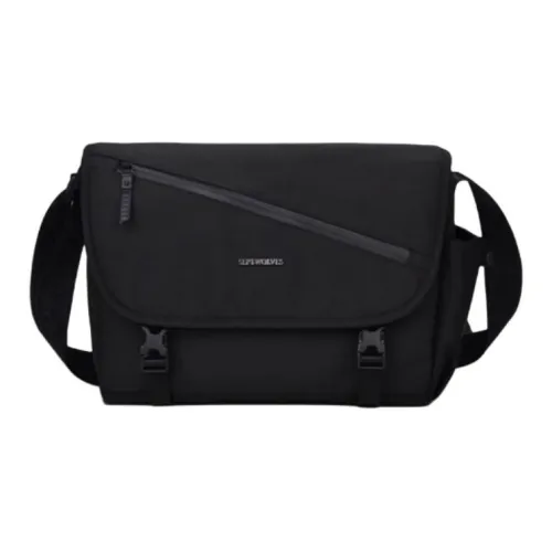 SEPTWOLVES Сумка через плечо большая мужская черная