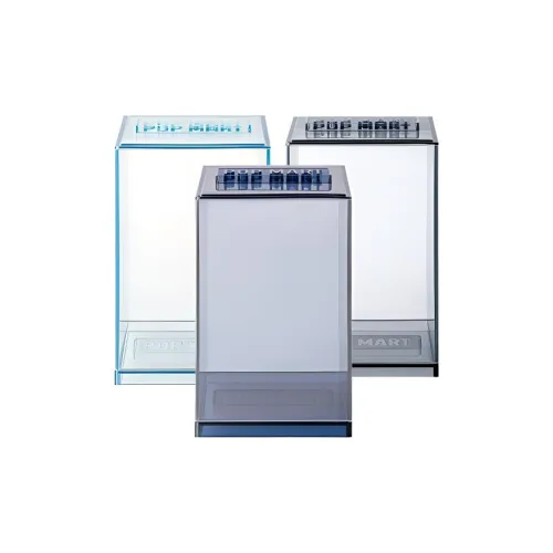 POP MART Коллаборация Edition Single Display Box Set Mystery Box Фигурка Multicolor Storage Пылезащитная Display Box Аксессуары для моделей