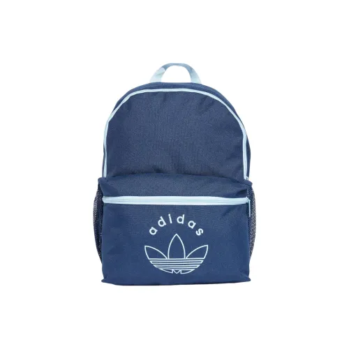 Adidas Originals Полиэстер Рюкзак Стандартный Мужской Полуночный Индиго Синий