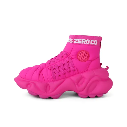 ZERO COSMOS массивные кроссовки High Top Ярко-розовые Унисекс