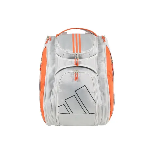 Adidas Polyester Спортивный Bag Large Unisex White Orange