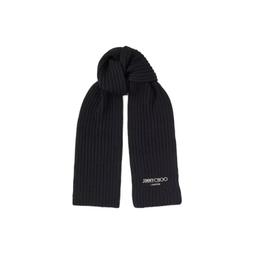 Jimmy Choo Шерпа из шерсти шарфы женские черный