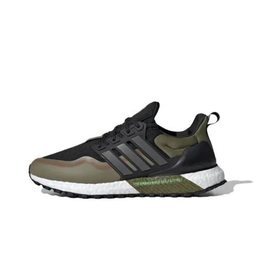 Adidas Slip-resistant Abrasion-resistant Low-top Беговые кроссовки Унисекс Зеленый