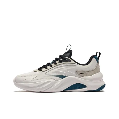 Erke Phoenix Love 2,0 Slip Устойчивый к истиранию Низкий топ Толстая подошва Мужские Дикий серый Глубокий черный