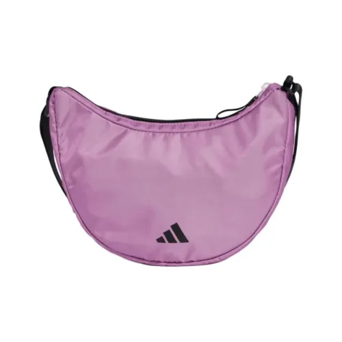 Adidas Полиамид Плечевая Сумка Маленькая Унисекс Фиолетовая и Черная