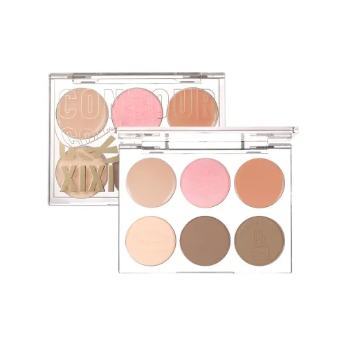 XIXI Многофункциональный Румяна Легко Смешиваемые Естественный Подчеркивающий Взгляд Палетка для Макияжа Четыре в Одном