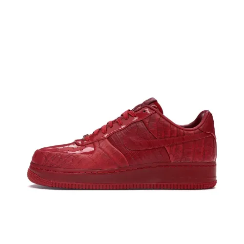 Nike Air Force 1 Slip Resistant Abrasion Resistant Низкие Кроссовки для скейтбординга Унисекс Красный