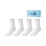 4 шт (Белый) До колена