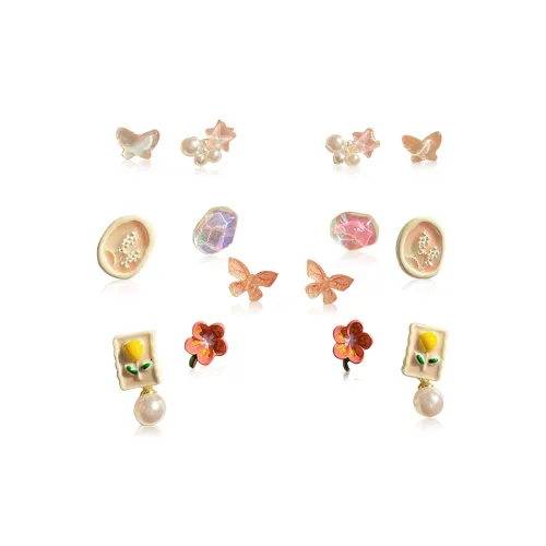 May10th Серебро S925 Серьги-гвоздики Женские