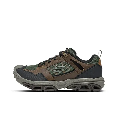 Skechers Низкий топ Повседневная обувь Мужская Коричневый Зеленый