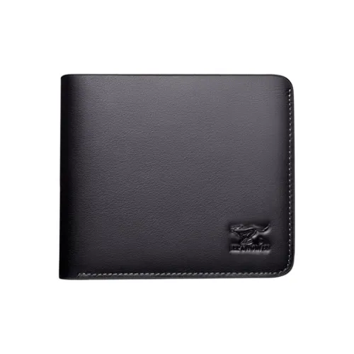 SEPTWOLVES Держатель для карт из коровьей кожи стандартный мужской черный