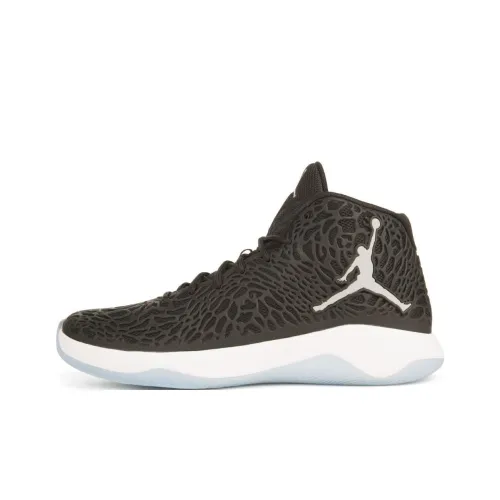 Джордан Abrasion Resistant Shock Absorbers High Топ Винтажные баскетбольные кроссовки Унисекс Черный