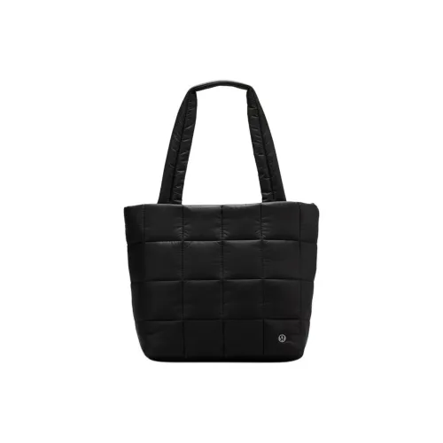 lululemon Quilted Нейлон Тоут Сумка Сумка для покупок Сумка Обычный Женские Черный