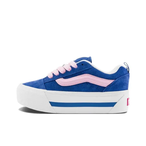 Vans Knu Stack Скейтборд Кроссовки Низкие Синий/Белый/Розовый Женские