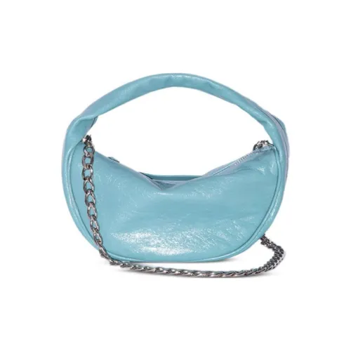 By Far Lambskin Сумка через плечо Mini Женская Blue