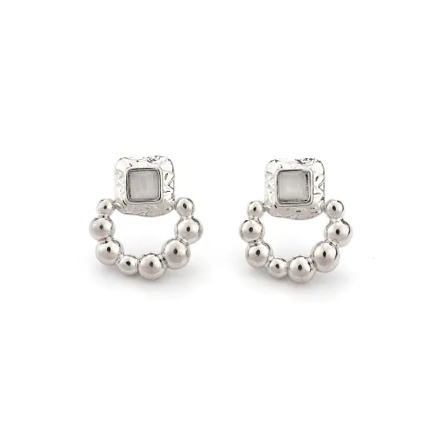 Серьги-гвоздики Vegetarian из серебра S925 унисекс