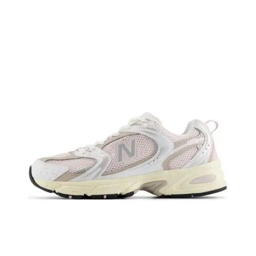 New Balance NB 530 Low Топ Беговые кроссовки Унисекс Белый Розовый