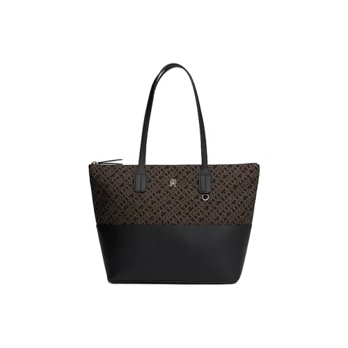 Tommy Hilfiger Полиэстер Тоут Сумка Сумка для покупок Сумка Женская Черная