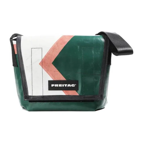 FREITAG Полиэстер Сумка через плечо Сумка на плечо Унисекс Зеленый Белый