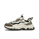 Белый-коричневый (Кожа, поверхность)