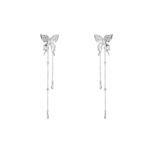 Mango Ornaments Серьги-гвоздики из меди и серебра 925 пробы Женские