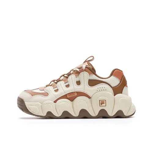 FILA Croissant Беговые кроссовки Низкий верх Бежевый Коричневый Женские