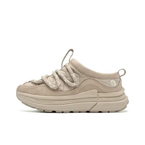 QIAODAN Casual Низкий Топ Бежевый Серый Хаки Флис С Подкладкой Мужской