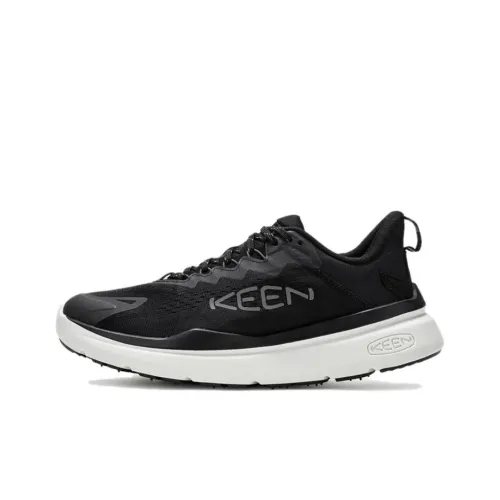 KEEN WK450 Устойчивый к истиранию Дышащий Легкий Низкий Топ Casual Мужской Черный