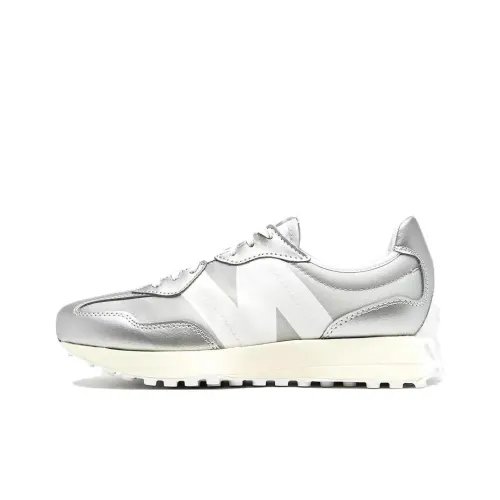 New Balance NB 327 Low Топ Беговые кроссовки Женские Серебряные