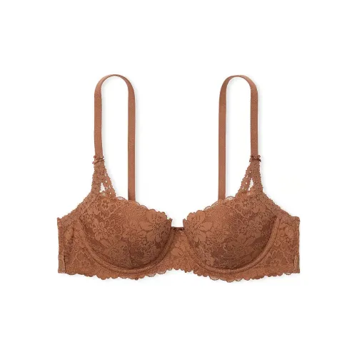 Victoria's Secret Розовый Wink Легко Подкладной Бюстгальтер Balconette Карамельный Бюстгальтер Женские Карамель