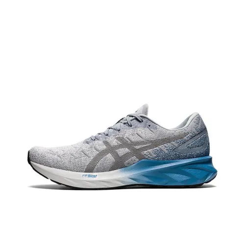 Asics Dynablast Low Топ Беговые кроссовки Мужские Серый Синий