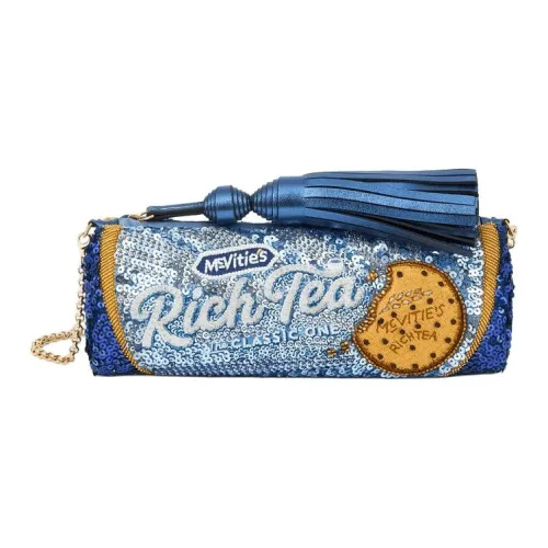 Anya Hindmarch Сатин Одно плечо Сумка Клатч Женские Черница