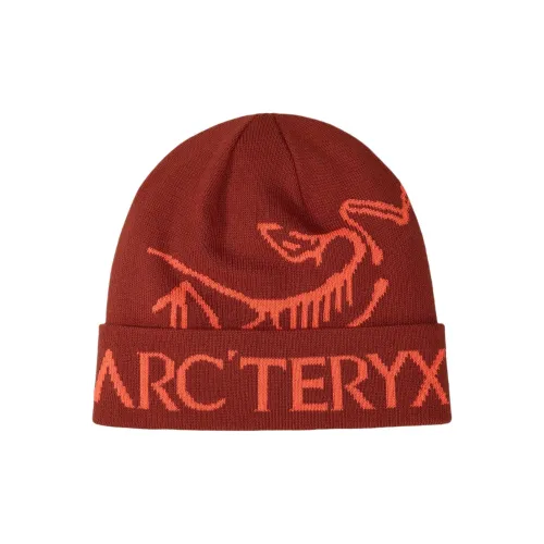 Arcteryx Переработанный полиэстер Шапки-бини Унисекс Кирпично-красный