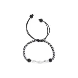 Мужской браслет из бамбука с плетением