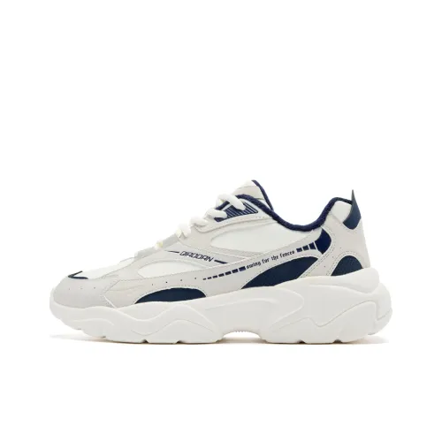 QIAODAN Повседневный Низкий Топ Айвори/Графитовый Синий Мужской