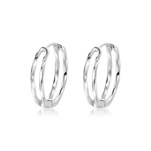 WANLIACC Сплав Mobius Double Layer Серьги-кольца Женские