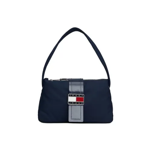 Tommy Hilfiger Полиэстер Плечо Сумка Женская Темная Ночь Морской Синий