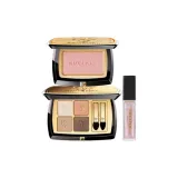 Квадратные тени для век #Молочный Туман + Монохромные румяна #818 + Светящийся блеск для губ #806