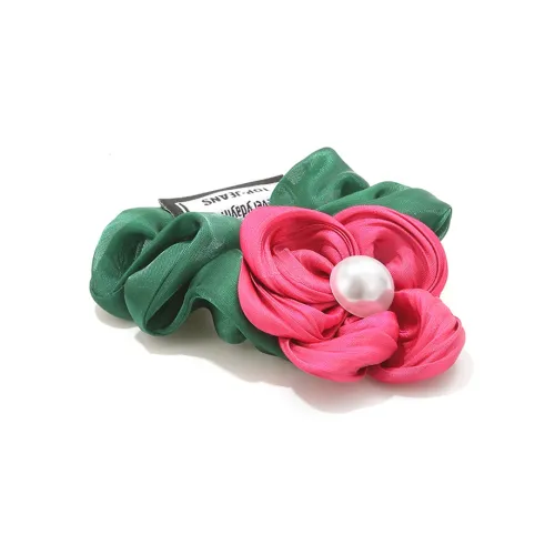 Like A Dream Атмосфера Марля Ткань Камелия Резинка для волос Девичий Сердце Резинка для волос Женская