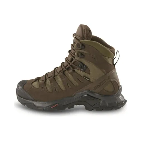 SALOMON QUEST TRACKER Gore TEX Водонепроницаемый и Устойчивый к царапинам Короткий Мид-Кросс Аутдор Унисекс Коричневый