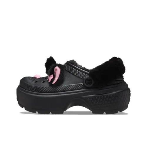 Crocs Сабо Черные Женские