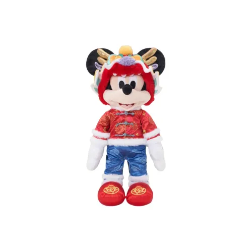 Disney Mickey Mouse 2024 Новогодняя коллекция с Friends 15 Дюйм Микки Маус Куклы Плюшевая кукла 27 см Высота 15 см Длинный