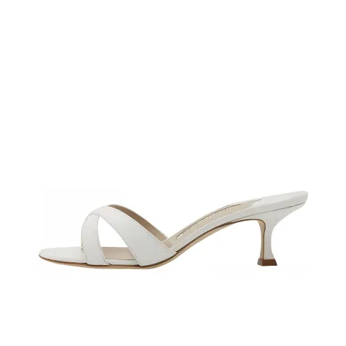 MANOLO BLAHNIK Слипоны Женские Белые