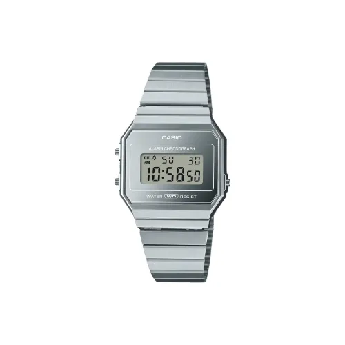 CASIO Кварцевый механизм ремешок из нержавеющей стали унисекс серый циферблат