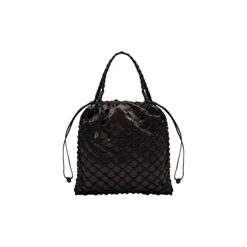 MOSCHINO Кожа Одно Плечо Сумка Большая Женская Коричневая