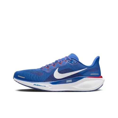 Nike Pegasus 41 Slip Устойчивый к истиранию Низкий Топ Повседневные Беговые кроссовки Унисекс Синий Белый