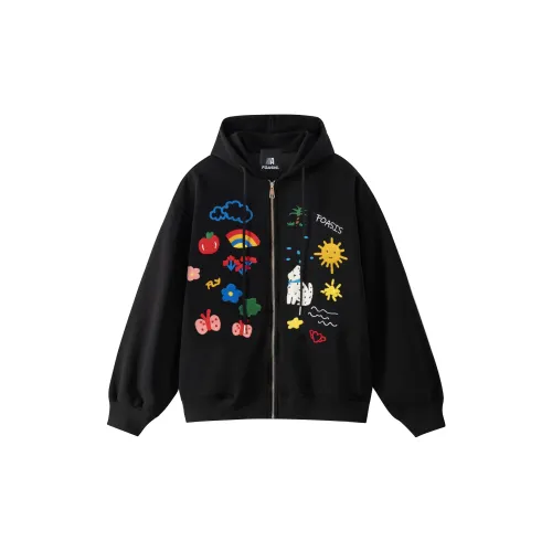 FOASIS Черный Унисекс Свитшоты